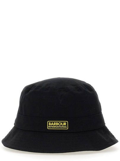 International Logo Norton Drill Sports Bucket Hat Black - BARBOUR - BALAAN 2