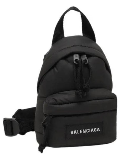 Explorer Logo Patch Cross Back Black - BALENCIAGA - BALAAN 2