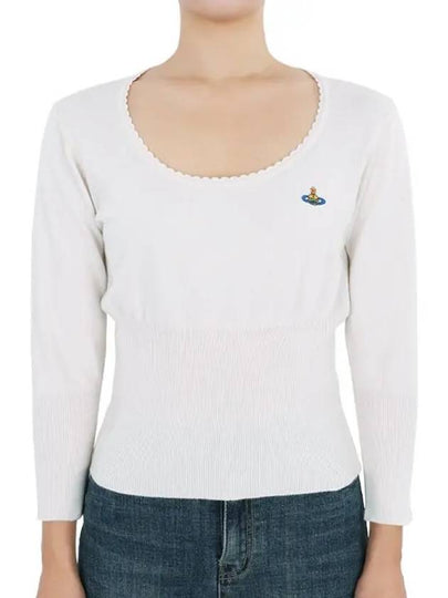 Cashmere Bebe Knit Top Cream - VIVIENNE WESTWOOD - BALAAN 2