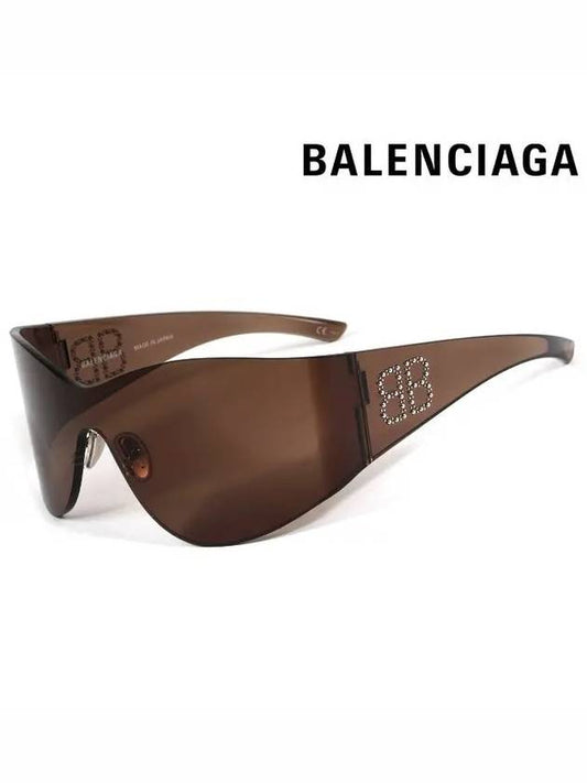 Women's BB0122S003 Brown Acetate Sunglasses - BALENCIAGA - BALAAN 2