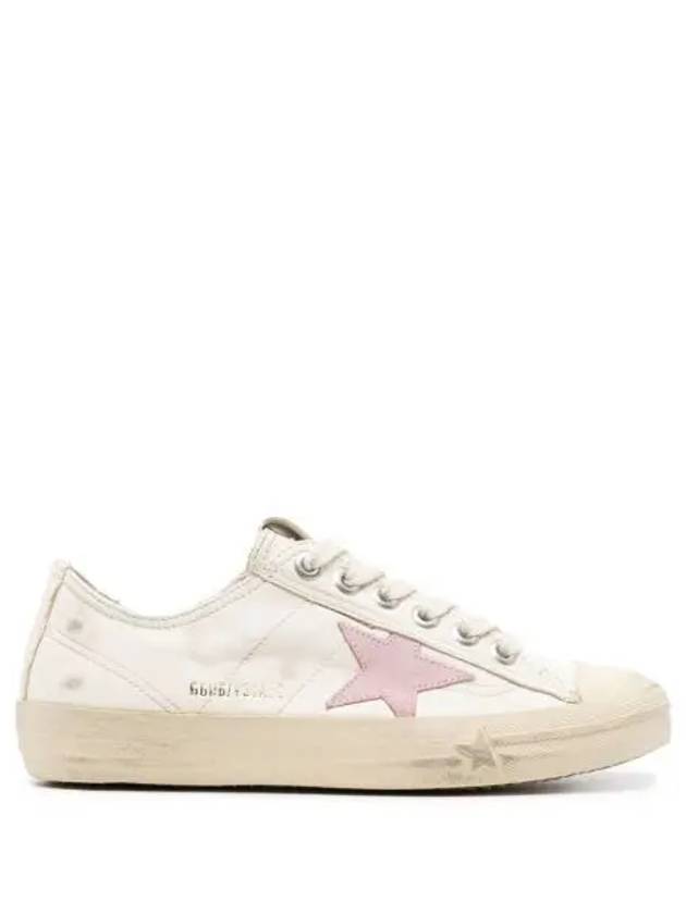 V-Star Leather Low Top Sneakers Beige - GOLDEN GOOSE - BALAAN 2