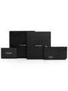 Lizard Pattern Embossed Fragment Zipper Card Wallet Black - SAINT LAURENT - BALAAN 4