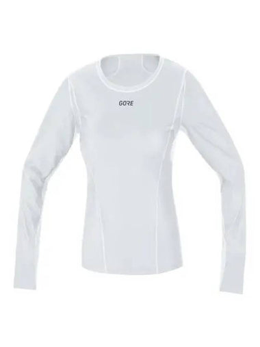 GOREWEAR M Base Layer Windstopper Thermo Long Sleeve Women White s Windproof Brushed - GOGORR - BALAAN 1