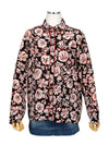 Women's Flower Blouse Black Pink - KENZO - BALAAN 2