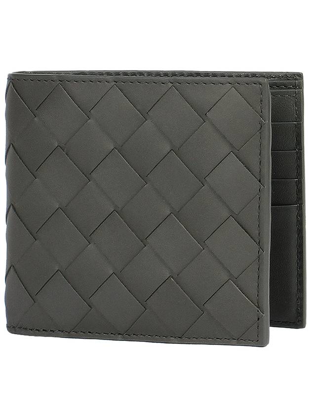 Intrecciato Bifold Half Wallet Graphite - BOTTEGA VENETA - BALAAN 2