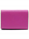 Saffiano Leather Trifold Half Wallet Purple - MARNI - BALAAN 5