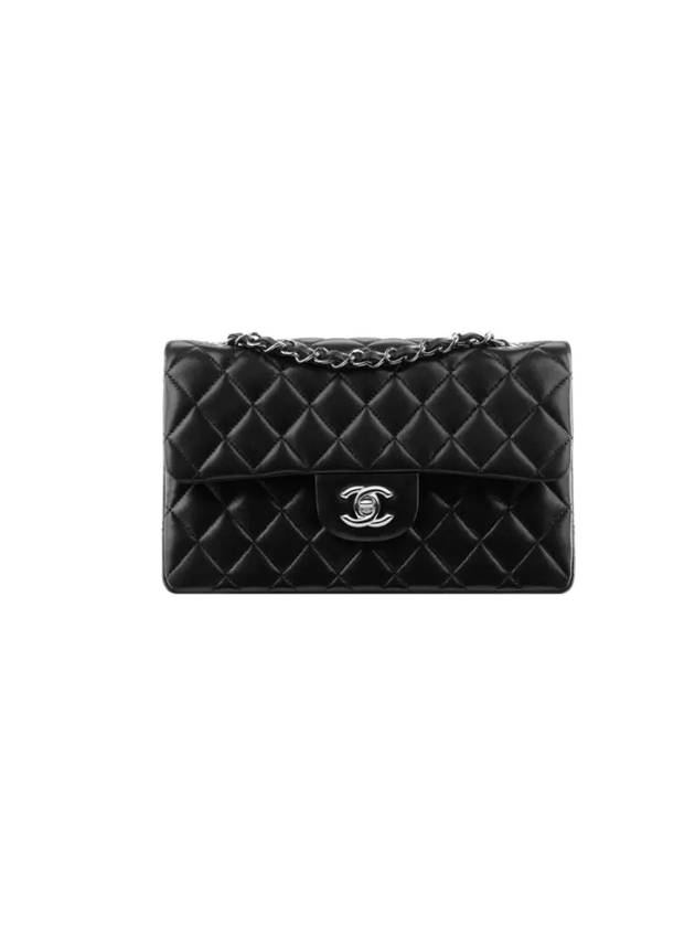 Classic Lambskin Small Flap Shoulder Bag Black - CHANEL - BALAAN 1