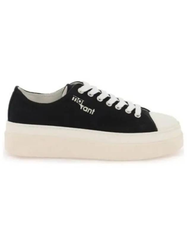 Austin Logo Print Platform Low Top Sneakers Black - ISABEL MARANT - BALAAN 2