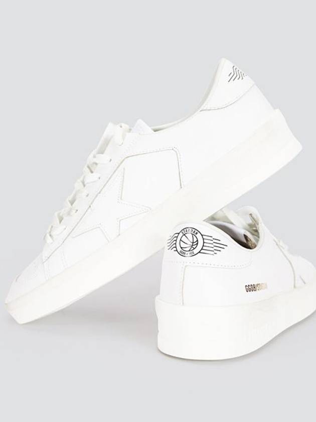 Stardan Leather Low Top Sneakers White - GOLDEN GOOSE - BALAAN 3