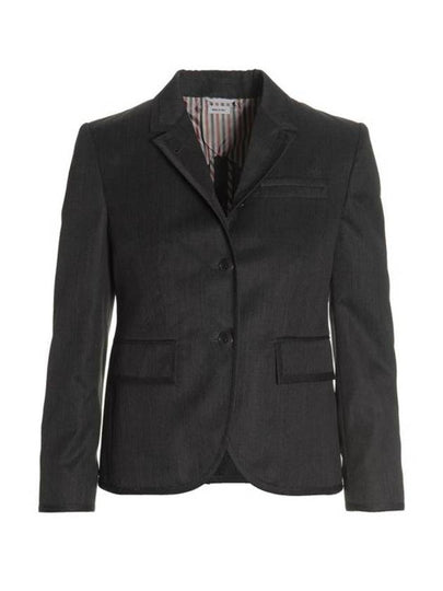 High Armhole Gabardine Wool Jacket Grey - THOM BROWNE - BALAAN 2