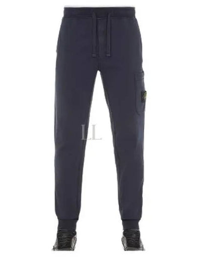 Men's Wappen Patch Jogger Pants Navy - STONE ISLAND - BALAAN 2