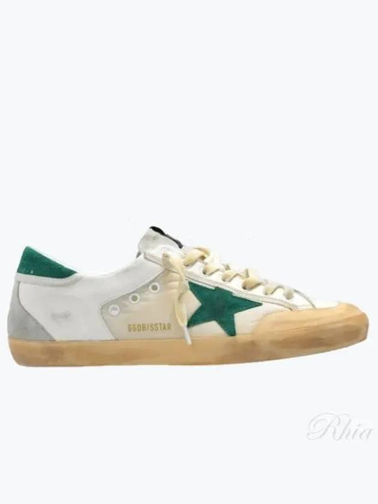 Superstar Low Top Sneakers Green Beige - GOLDEN GOOSE - BALAAN 2