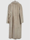 Reversible Shearing Coat Beige - BRUNELLO CUCINELLI - BALAAN 3