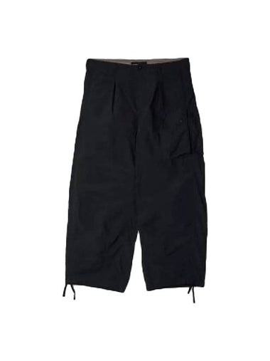 Snap Pocket Cargo Straight Pants Black - TEN C - BALAAN 1