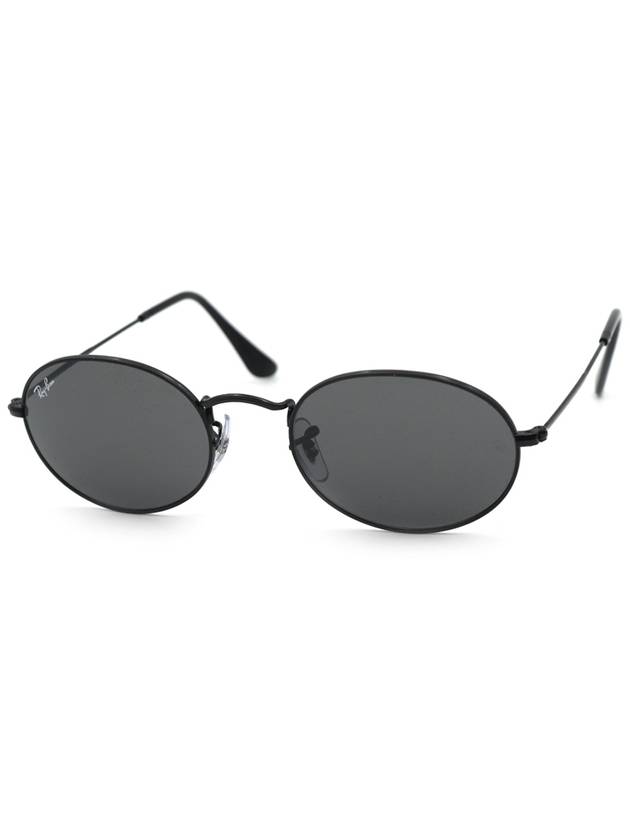 Eyewear Oval Frame Sunglasses Black - RAY-BAN - BALAAN 2