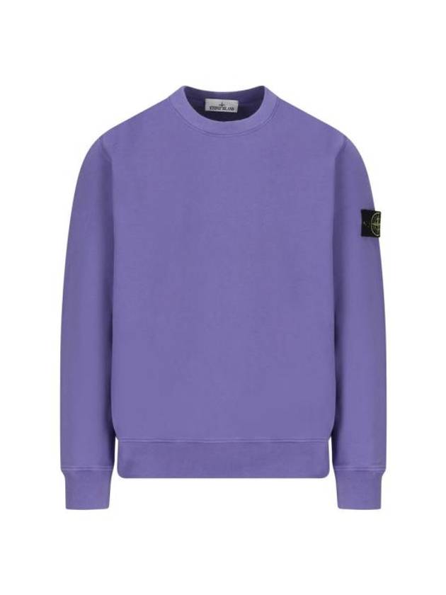 Wappen Patch Garment Dyed Sweatshirt Lavender - STONE ISLAND - BALAAN 1