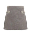 Eyelet Wool Mini Skirt 3741MDD11XB 247608 96 - MSGM - BALAAN 1