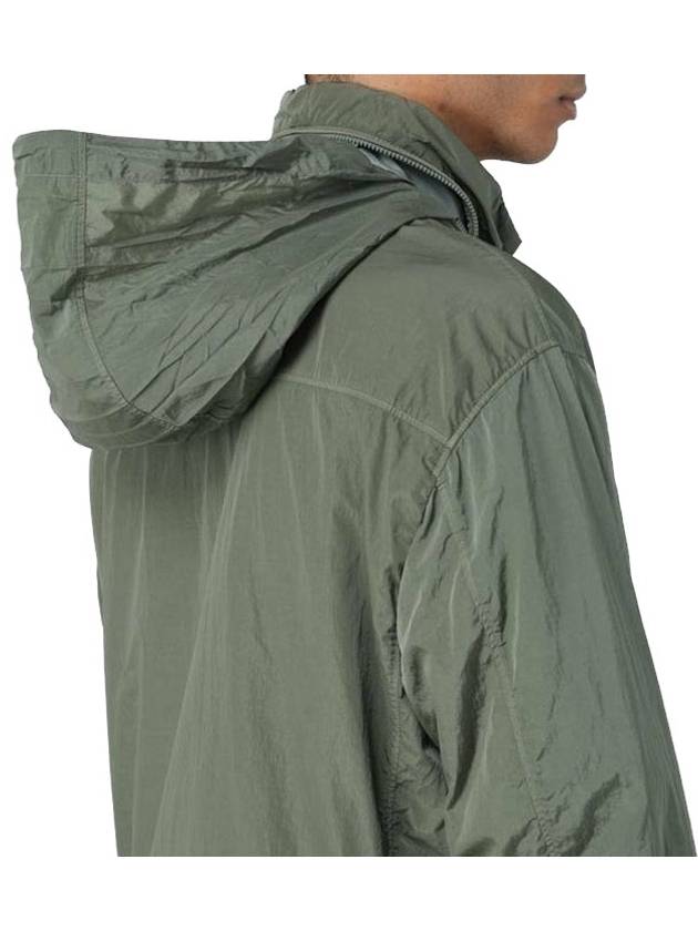 Men's Chrome-R Medium Zip-Up Jacket Green - CP COMPANY - BALAAN 7