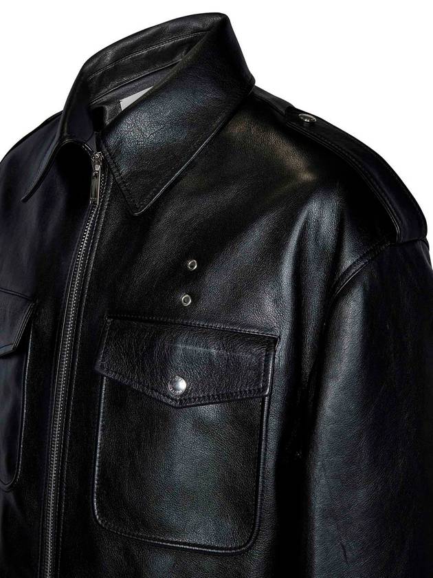 Alexander McQueen Leather Jackets - ALEXANDER MCQUEEN - BALAAN 3