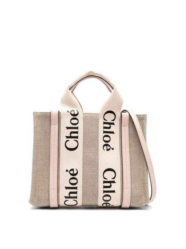 CHLOÉ SMALL WOODY TOTE BAG - CHLOE - BALAAN 1