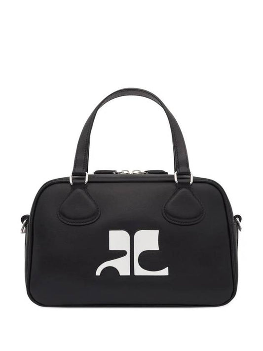 Reedition Bowling Leather Tote Bag Black - COURREGES - BALAAN 1