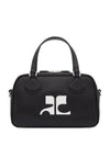 Reedition Bowling Leather Tote Bag Black - COURREGES - BALAAN 1