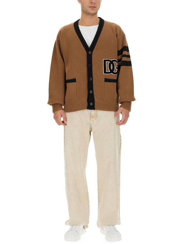 23 fw ENGLISH RIB Wool Cardigan GXK44ZJBVR7S9001 B0040482639 - DOLCE&GABBANA - BALAAN 3