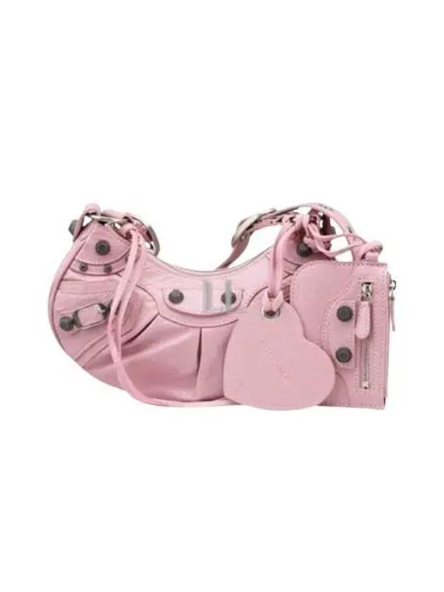 Le Cagole XS Lambskin Shoulder Bag Pink - BALENCIAGA - BALAAN 2