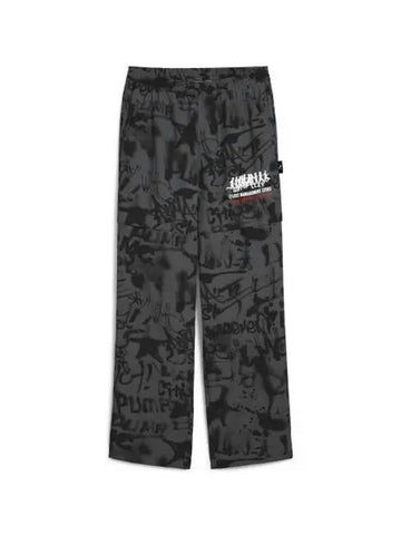 x LMC AOP Pants Gray 626567 70 - PUMA - BALAAN 1