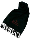 Embroidered Logo Wool Muffler Black 81030007 N401 - VIVIENNE WESTWOOD - BALAAN 1