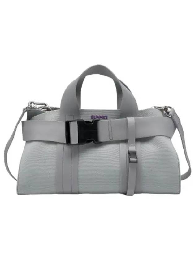 Paralepipedo messenger bag gray cross - SUNNEI - BALAAN 1