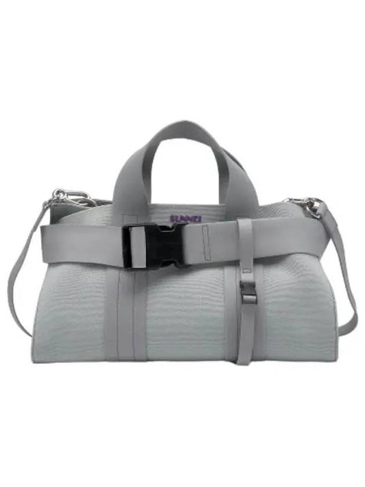 Paralepipedo messenger bag gray cross - SUNNEI - BALAAN 1