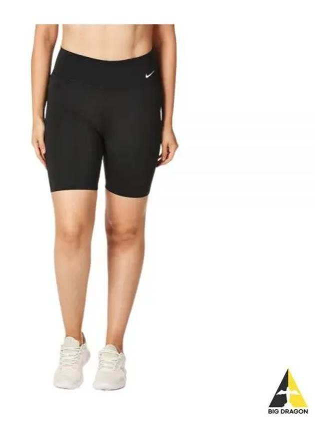 Women's Mid-Rise 7Inch Biker Shorts Black - NIKE - BALAAN 2