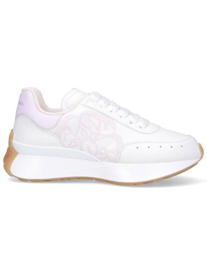 Logo Low Top Sneakers White Pink - ALEXANDER MCQUEEN - BALAAN 2