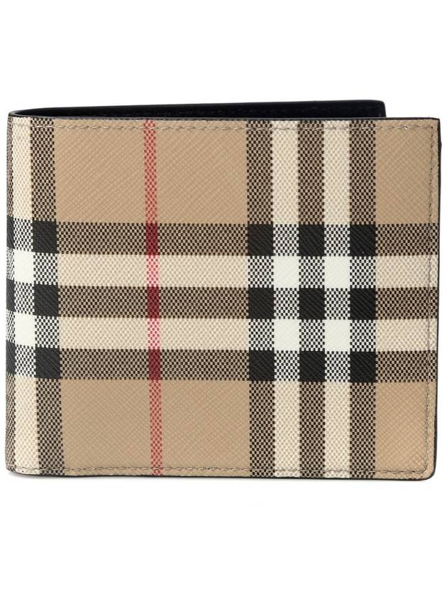 Check Pattern Half Halfwallet Beige - BURBERRY - BALAAN 2