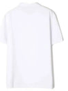 Pique Stretch Cotton Short Sleeve Polo Shirt White - STONE ISLAND - BALAAN 3