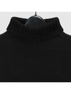 TRAU Turtleneck Wool Cashmere Sweater TRAU 006 NERO UNITO MXC020bk - MAX MARA - BALAAN 3