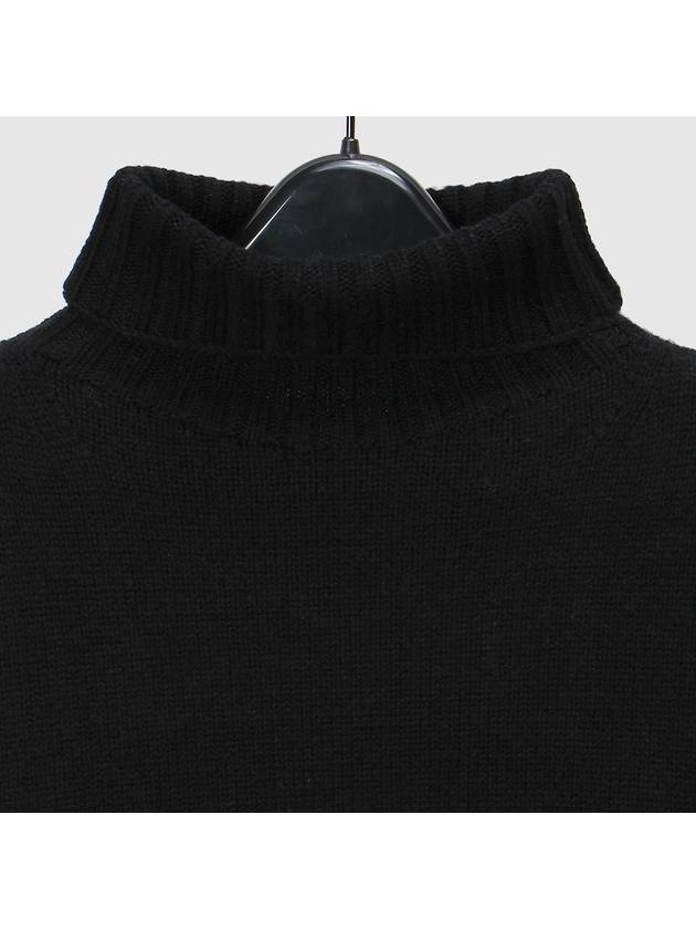 TRAU Turtleneck Wool Cashmere Sweater TRAU 006 NERO UNITO MXC020bk - MAX MARA - BALAAN 3