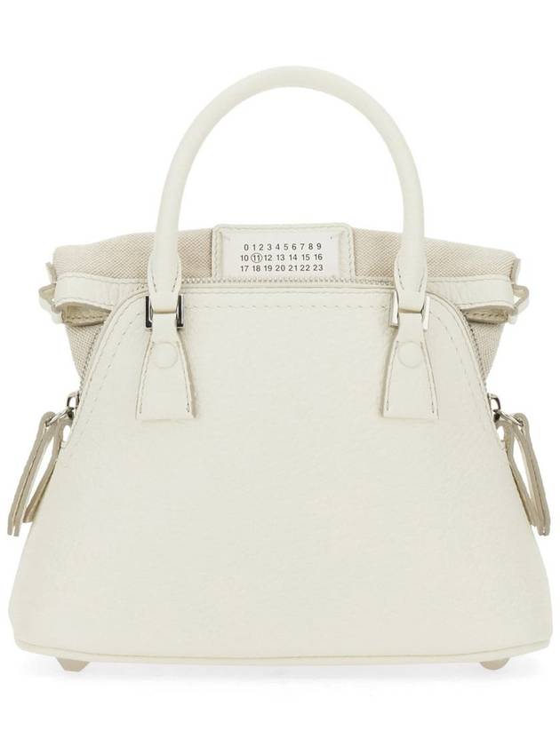 5AC Classique Micro Tote Bag White - MAISON MARGIELA - BALAAN 4