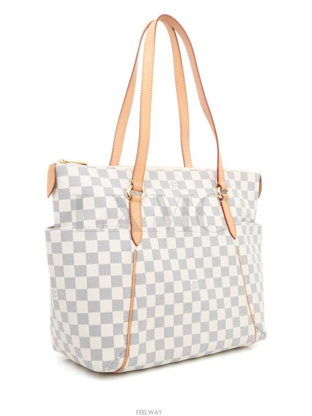 Damier Azur Totally MM Shoulder Bag N51262 - LOUIS VUITTON - BALAAN 3