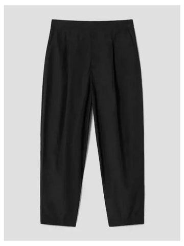 Women s Lawn Pleated Carat Pants Trousers Black Domestic Product GM0024061949184 - THEORY - BALAAN 1