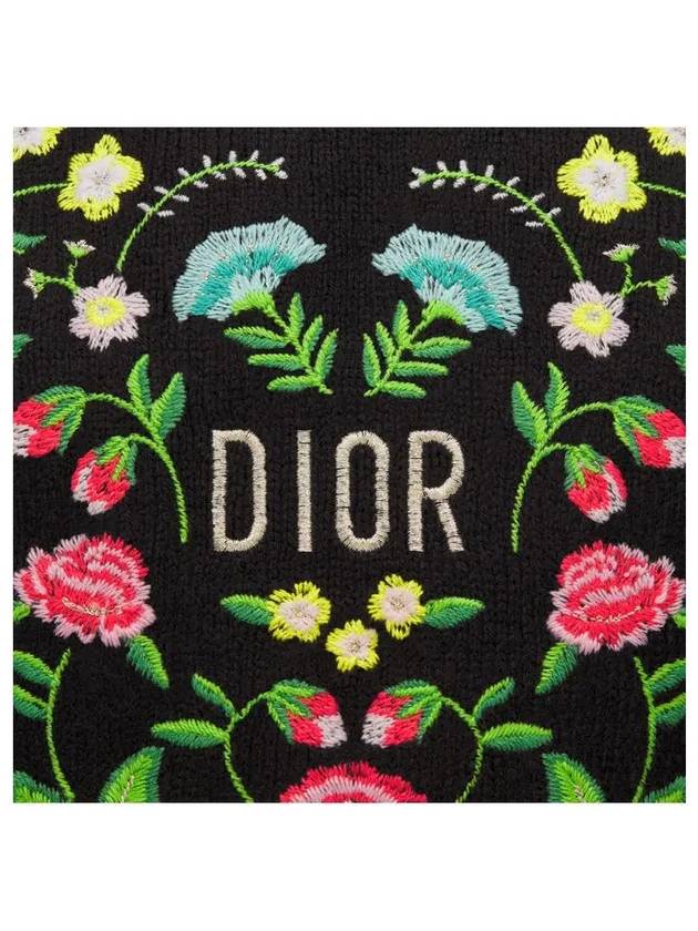 Kids Logo Embroidered Wool Vest Black 4SBM14PULC 14H - DIOR - BALAAN 4