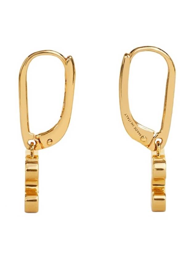 Triomphe Rhinestone Earrings Gold - CELINE - BALAAN 5