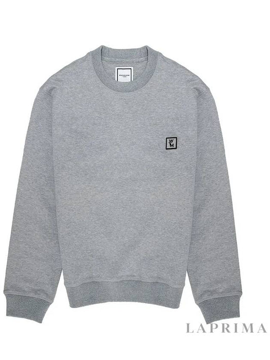 back logo print crew neck sweatshirt sweatshirt gray - WOOYOUNGMI - BALAAN 2