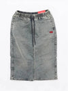 De-Oren-Jogg Denim H-Line Skirt Grey - DIESEL - BALAAN 4