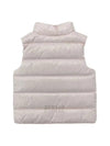 Kids Bernard down vest pale peach pink 1A00034 68950 503 - MONCLER - BALAAN 3