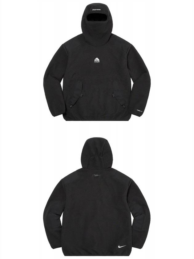 ACG Fleece Pullover Hoodie Black - SUPREME - BALAAN 5