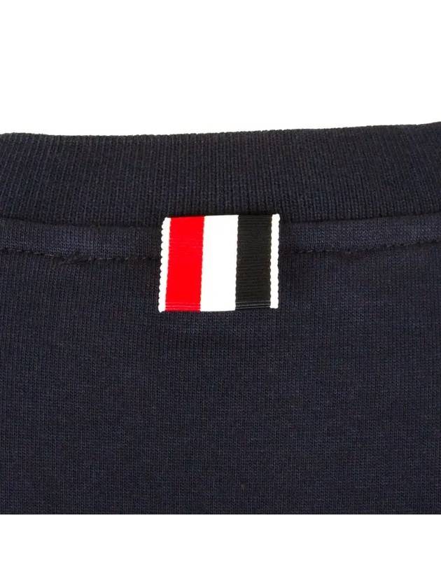 Midweight Jersey Short Sleeve T-Shirt Navy - THOM BROWNE - BALAAN 7