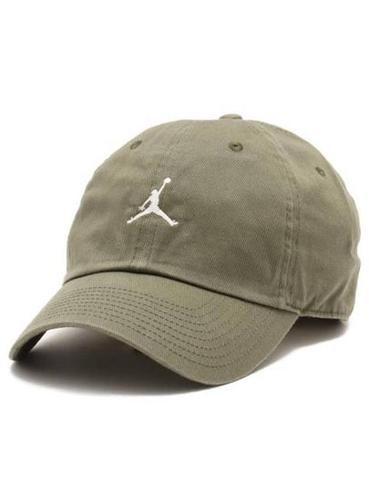 Jordan Club Unstructured Curved Bill Ball Cap Medium Olive - NIKE - BALAAN 2