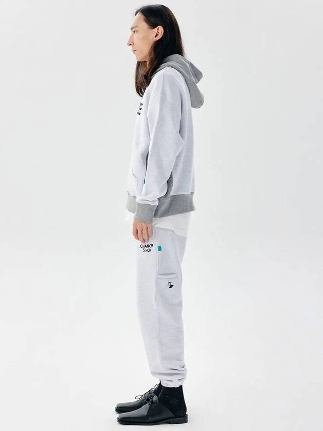 Unisex CHJGPT Snowy Sweat Jogger Pants Melange - CHANCE'S NOI - BALAAN 4